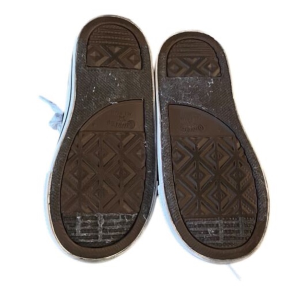 Converse All Star Chuck Taylor Ox Kids Low Top Black Shoes Size 9 Toddlers - Picture 7 of 9